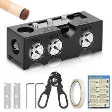 10-in-1 Billiards Pool Cue Tip Shaper, Pool Cue Tips Kit, Pool Cue Shaper, Po...