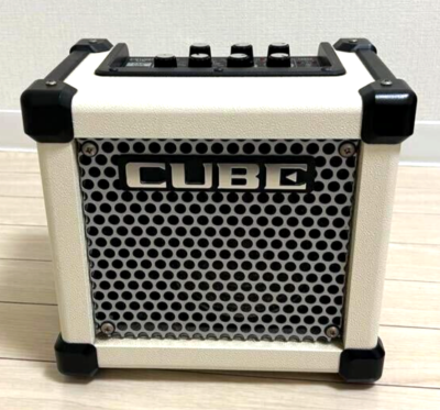 ROLAND MICRO CUBE GX White Guitar Amp From Japan | eBay