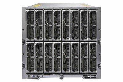 Dell PowerEdge M1000E +16x M620 Blade Server 2x E5-2690v2 64GB Ram 2x 1.92TB SSD