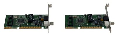 LOT OF 2 USED Biostar 18-0B-E2CP Network Card