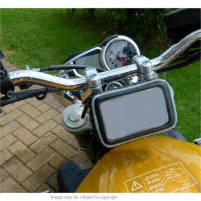Wasserdicht 5'' Navi GPS Motorrad 19mm Yoke Gabel Vorbau Halterung