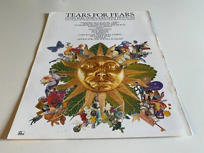 PTP01 ZEITSCHRIFTENWERBUNG 12 X 10 ZOLL TEARS FOR FEAR: TEARS ROLL DOWN ALBUM