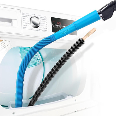 2 Pieces Dryer Vent Cleaner Kit, Dryer Lint Vacuum Attachment and Flexible Dryer