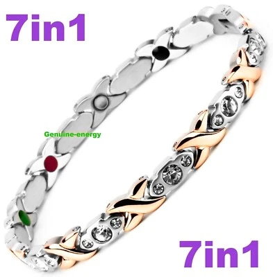 BIOENEREGY Magnetic Energy Armband Power Bracelet Health Bio GERMANIUM Magnet 7in1 Cupper .