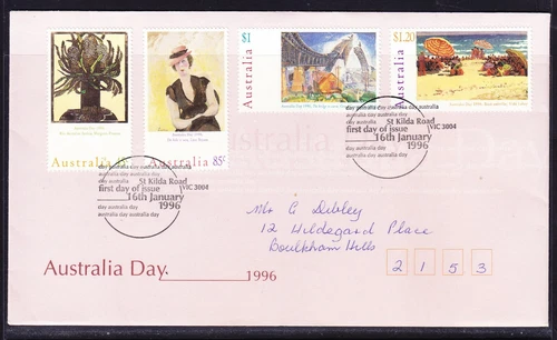 Australia 1996 Australia Day APM28740 First Day Cover Addressed