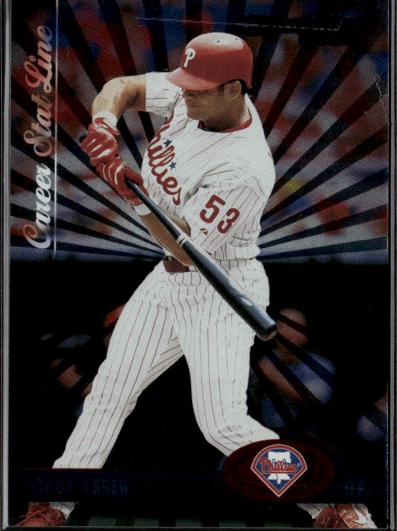 Bobby Abreu 2003 Donruss Philadelphia Phillies #/307 Stat Line Career