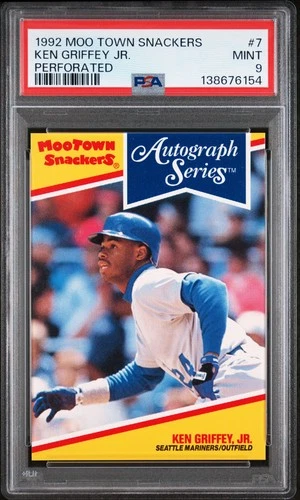 Ken Griffey Jr. PSA 9 Mint 1992 MooTown Snackers #7
