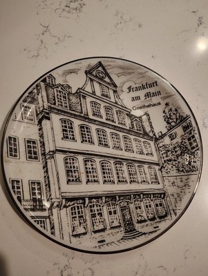 Royal portzella  Goethe House in Frankfurt, Made In Germany Plate