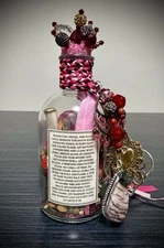Passion & Desire Magick Witches Spell Bottle Handmade, Witchcraft, Wicca, Hoodoo