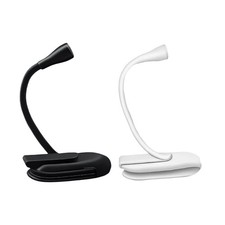 Space Saving Table Light with Secure Grip Clamp Plastic Texture Clipping Lamp