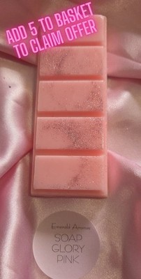 Wax Melt 50g Soap & Glory Pink Inspired Strong Scent Handmade Buy 4 Get 1 Free