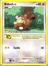 Bidoof Common Mysterious Treasures 73/123 LP on eBay