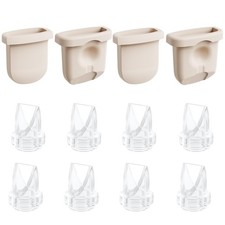 12pcs Breast Pump Parts for eufy S1 Pro/S1/E10/E20, 8 Valves  4 Diaphragms