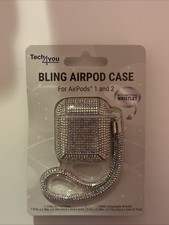 Bling Sparkling Airpod Case Stylish For Airpods 1  2 Includes Matching Wristlet