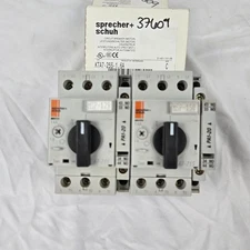 LOT OF 2 SPRECHER & SCHUH KTA7-25S-4.0A Motor Protection Circuit Breakers - NIB