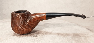 #ad RARE BP JUM Rusticated Hawkbill Underslung Apple Tobacco Pipe Custom Bilt $149.99