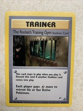 Pokemon TCG The Rocket's Training Gym 104/132 Rare Unlimited Gym Heroes NM on eBay