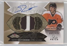2014 Fleer Showcase Hot Prospects Shayne Gostisbehere RPA Rookie Patch Auto RC