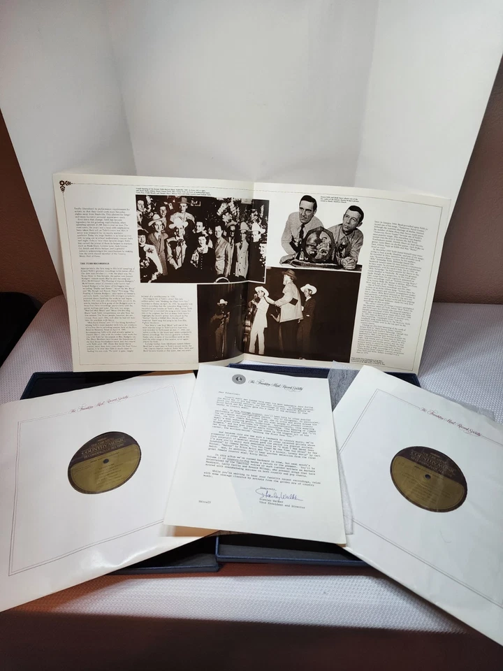 Franklin Mint Colored 2 LP the Greatest Country Music Recordings of All Time - Image 3 of 4
