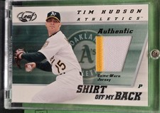 2002 Leaf #SBTH Tim Hudson Shirt Off My Back 2 Color
