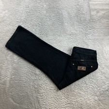 Vintage Wrangler Herren Cord Hose W38 L30 Schwarz Regular Tapered Retro Jeans