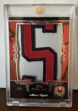 Albert Pujols 2007 Topps Sterling Game Worn Letter Jersey Patch “S” TRUE 1/1 📈