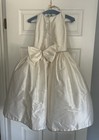 Christie Helene Ivory Flower Girl Dress with Tiara and Veil. Original cost $650 — photo 4