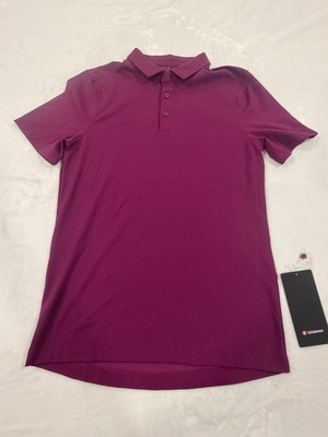 Lululemon Mens ShowZero SlimFit Polo Shirt Sz Small CHLR Purple