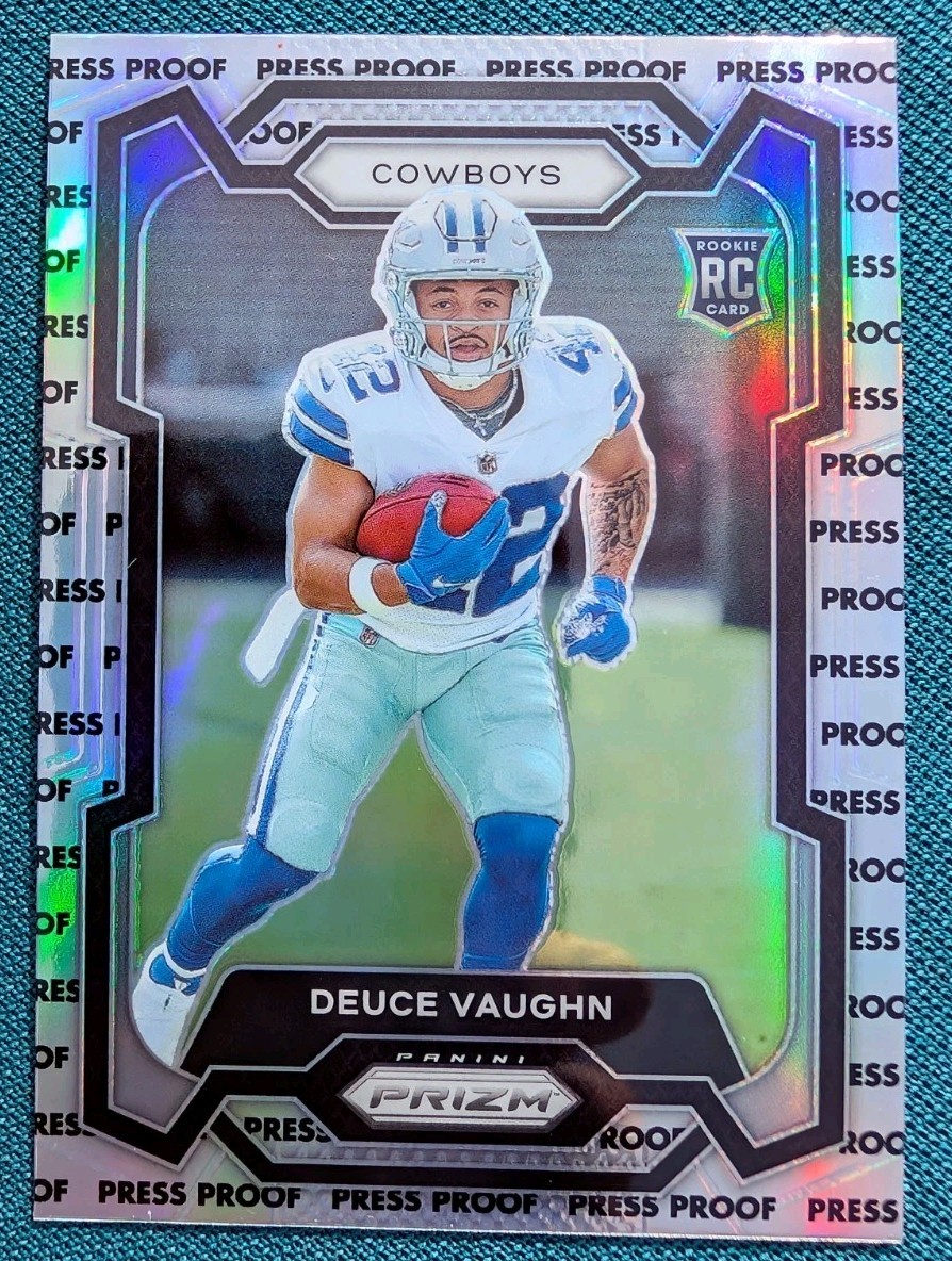 2023 Panini Prizm - Rookies Deuce Vaughn #324 Press Proof Prizm (RC)