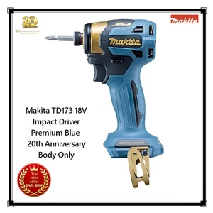 Makita TD173 18V Impact Driver Premium Bleu 20th Corps de l'anniversaire seulement Japon Nouveau