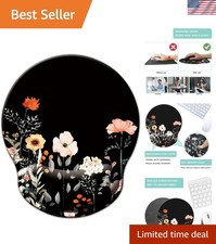 Mouse Pad with Wrist Support, Ergonomic Mouse Pad with Memory Foam Wrist Rest...