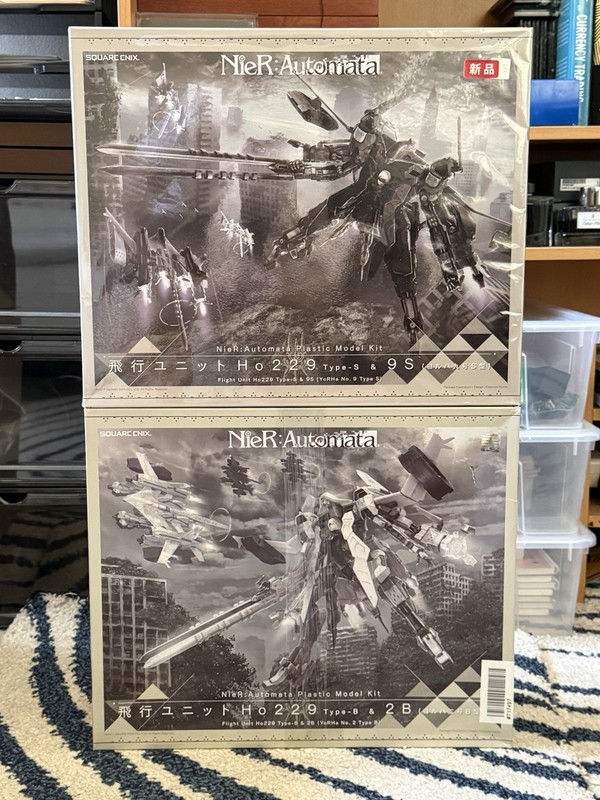 Square Enix NieR:Automata Model Kit Ho229 9S & 2B Flight Unit New Open Box