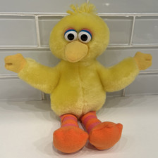 Vintage Sesame Street BIG BIRD Plushy Plush Toy 2000 Fisher Price
