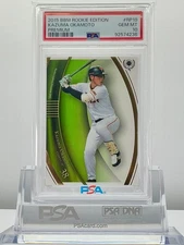 KAZUMA OKAMOTO 2015BBM ROOKEI EDITION PREMIUM #RP19 ROOKIECARD!PSA10!LOWPOP!