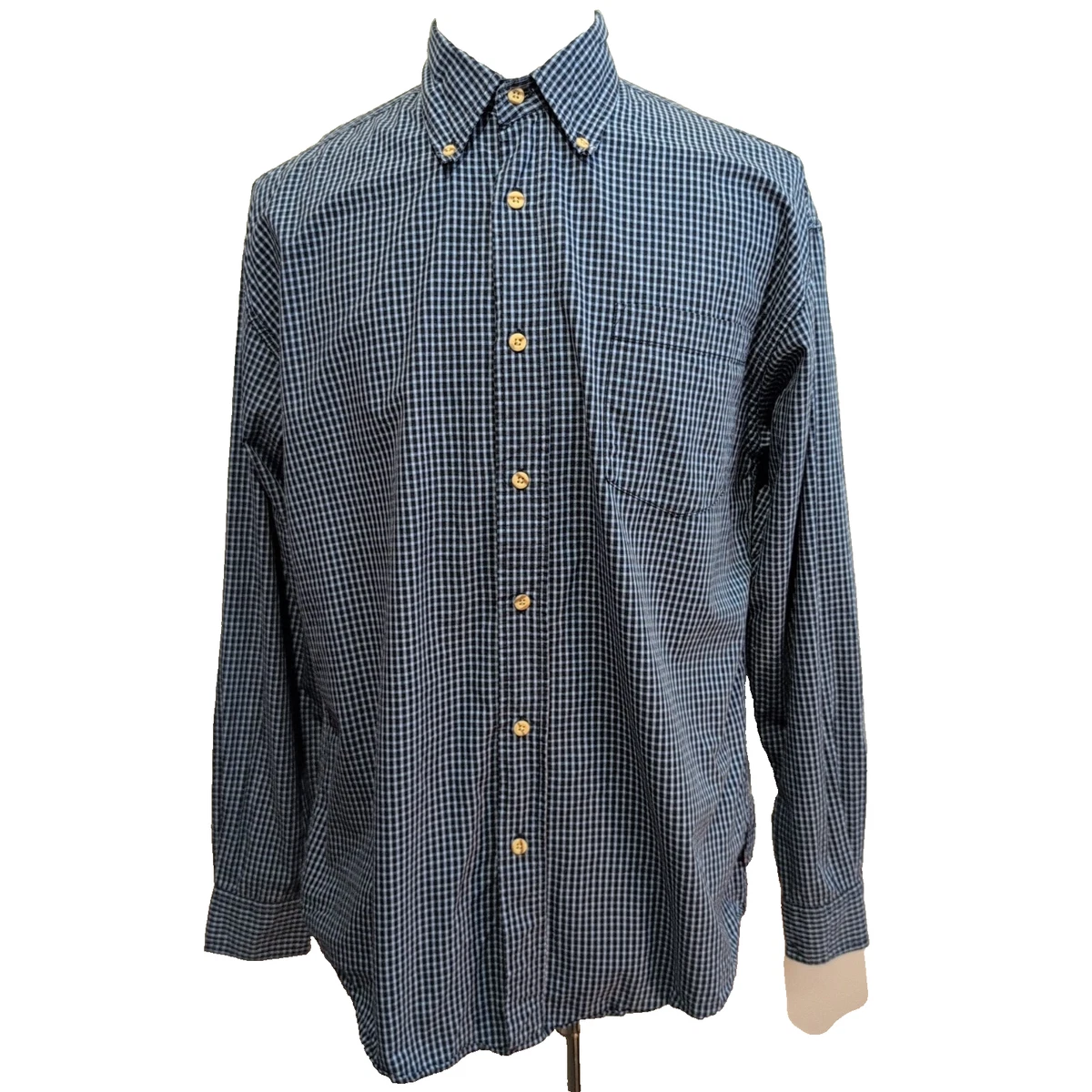 Chemise Wrangler Homme 3XL Bleu Nylon Manches Courtes Boutonnée - Extérieur