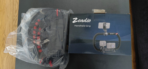 Zeadio Handheld Grip Stabilisierungshalterung für Kamera, Camcorder, Smartphone