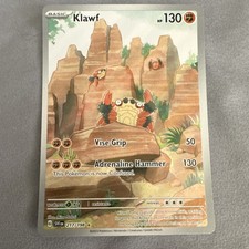 Pokémon TCG Klawf 217/198 Scarlet & Violet Full Art Holo - English - 2023