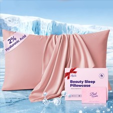 Instant Chill Cooling Pillowcase for Hot Sleepers, 2 HA Infused Pillowcase H...