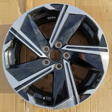 1x Alufelge 18 Zoll 7.0" 5x114.3 38ET Glanz Schwarz Mitsubishi Eclipse Cross I