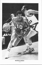 1983 Philadelphia 76ers NBA Action - Maurice Cheeks - Vintage Basketball Page