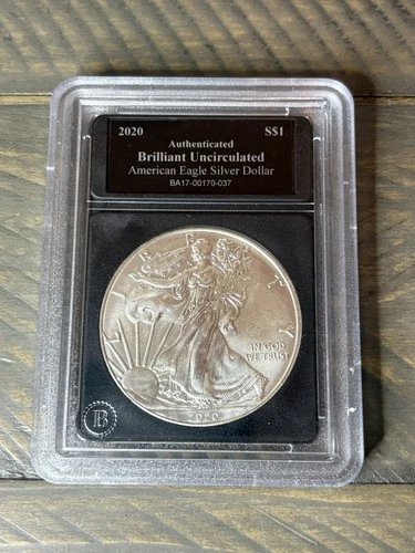 2020 American Eagle Silver Dollar Brillant Uncirculated $1 • 1 Oz Silver