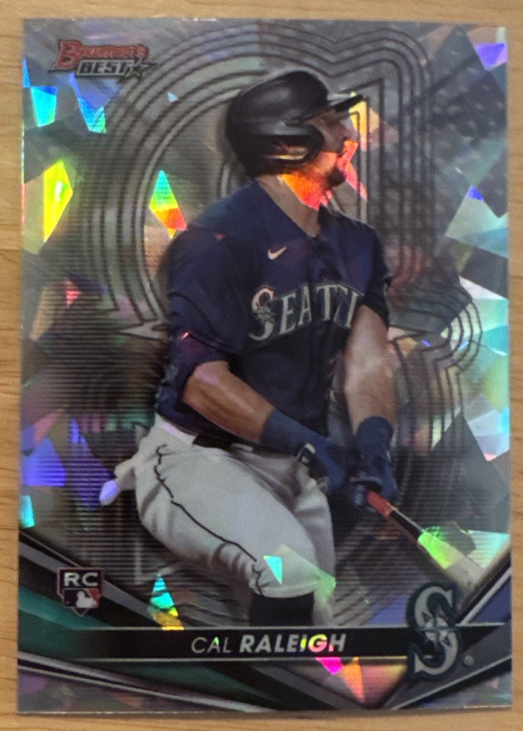 Cal Raleigh 2022 Bowmans Best Atomic Refractor Rookie Card #6 (7657)