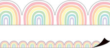 Pastel Pop Rainbows Magnetic Border Tcr77574 