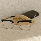 Vintage Marwitz Matura Optima Browline Eyeglasses 20‰ Gold Filled Germany 1950