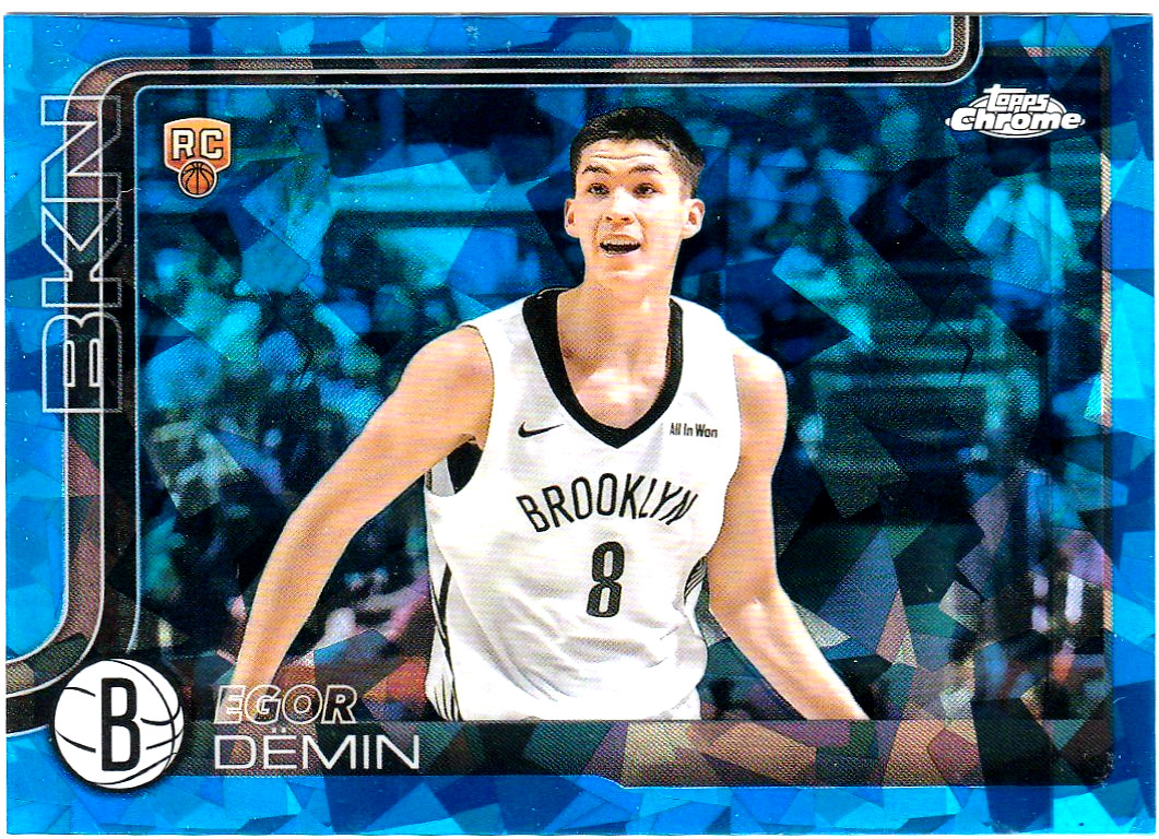 Egor Demin 2025-26 Topps Chrome Sapphire Edition Rookie BKN Nets RC #258