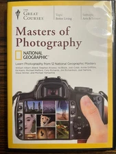 Masters of Photography DVD 2014 National Geographic 12 Masters Course