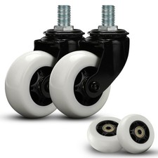 FVRITO 2 Pack Complete Caster Wheels Assembly for Razor Crazy Cart with Extra...