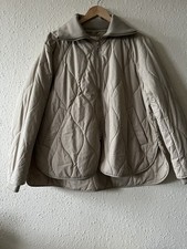 H&M Cream Quilted Jacket, Size M