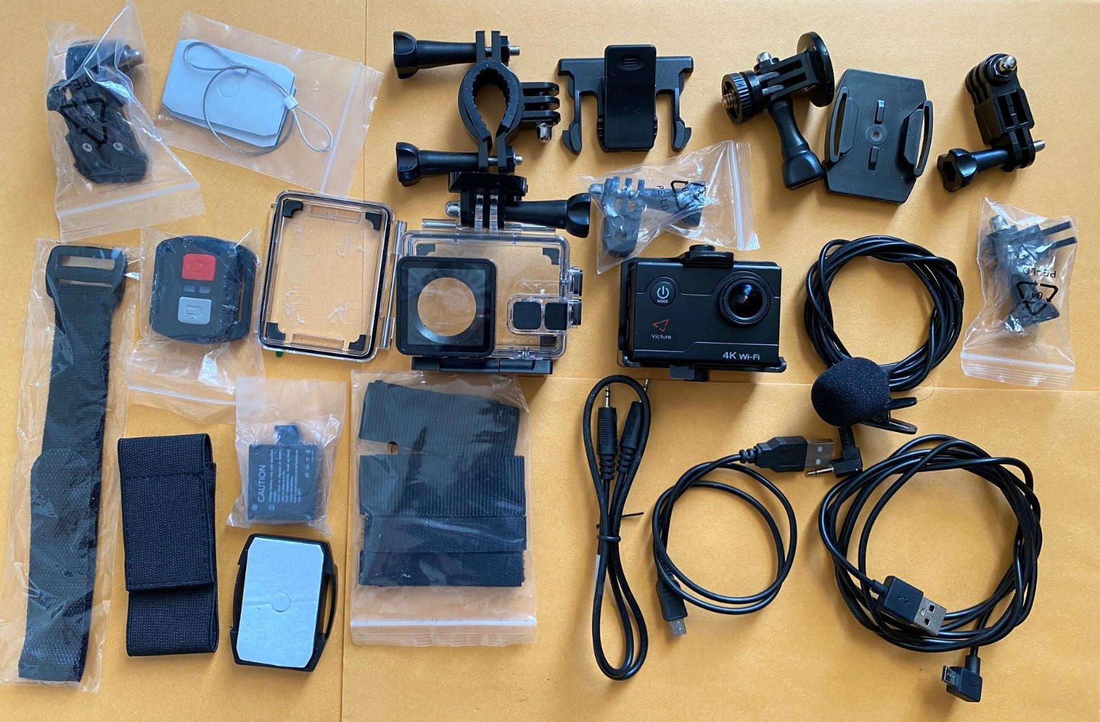 Action Camera 4K 30Fps WIFI Underwater-image