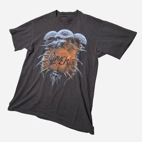 Slayer Vintage T Shirt Divine Intervention Tour Death E 1990s vintage concert t-shirt, vintage, single stitch, B+ condition